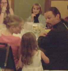 Jocelyn, Hannah, and Father Gregory Czumak