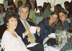 Aunt Gail and Uncle Lyn, with cousins Martha and Elizabeth Montague