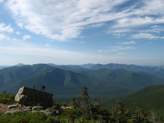 mountain ranges with clouds